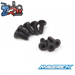 Flat Head Screw 2.0x6mm (Hex-Socket-8pcs)