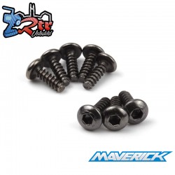 Button Head Screw M2.6x8mm (Hex-Socket-8pcs)