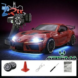 Absima 1/43 4WD Drift-Race Supra RTR - 1087X Rojo