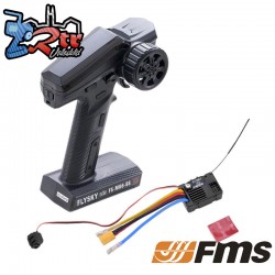 Emisora Mg6 + Receptor Esc R6D FCX10 LC80 Camel 1/10 Escobillas