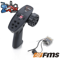 Set de Emisora MG41 + receptor Esc R4A3 1/18 Hummer