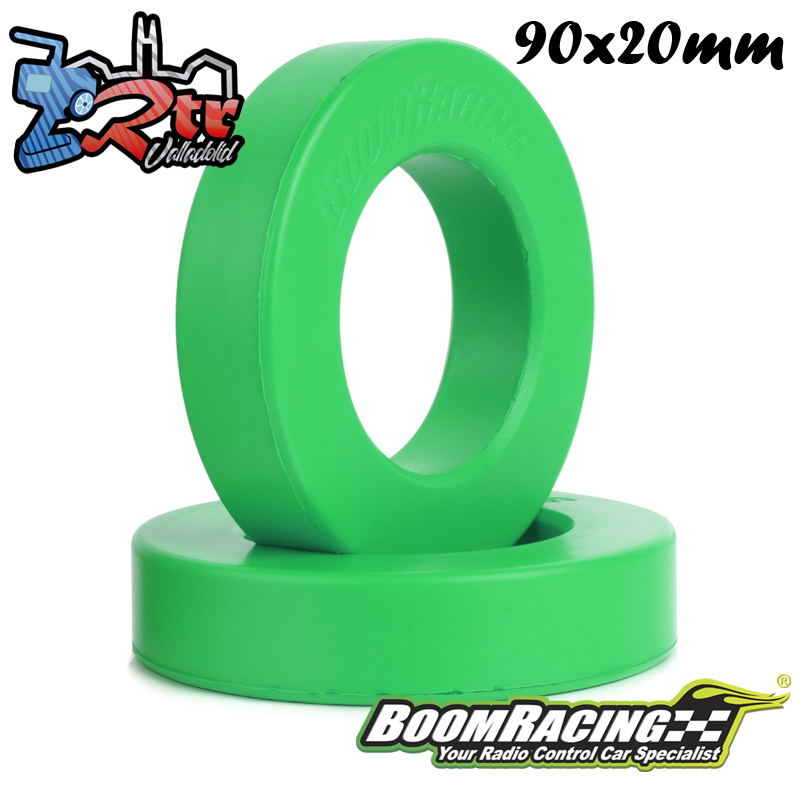 Boom Racing Rock Monster Inserto de espuma verde de 1,9" 90x20mm / 3.54"x0.79" 2 unidades