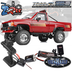 RC4WD Trail Finder 2 RTR 4WD 1/10 Juego de carrocería Toyota Pickup 1985 Rojo