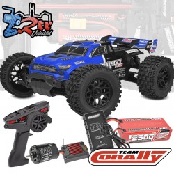 Team Corally Furago XD Escobillas 4wd 1/12 Bateria y cargador incluido Azul
