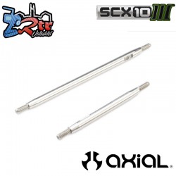 Barras de dirección de acero inoxidable: SCX10 III AXI-3883
