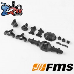 Caja del diferencial delantera y nudillos de direccion Mashigan 1/10 Fms