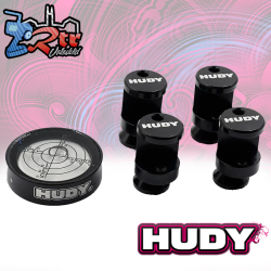 Nivel y patas ajustables para tablero de configuración 4 Und HUDY