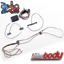 Juego de luces LED Killerbody lancia 037 190mm Caja controladora