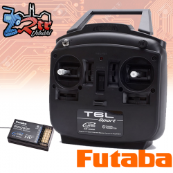 Emisora Futaba T6L+ Receptor R3106GF Mode 2