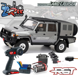 Crawler Toyota LC79 Land Comander 1/10 EX86160 4x4 Gris RTR