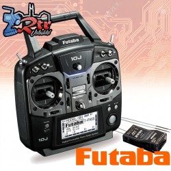 Emisora Futaba 10J Receptor R3008SB (mode 2)