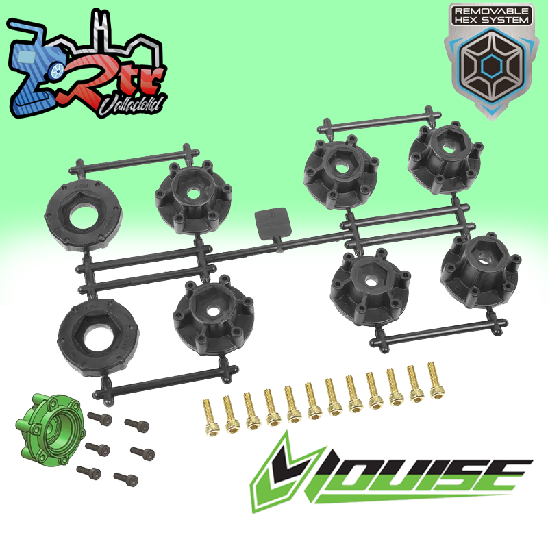 Hexágonos 12,14,17mm para ruedas Luise 1/10 (2 Ruedas)