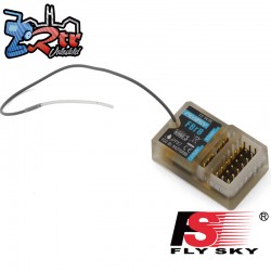 Receptor Flysky FBr8 AFHDS3 de 8 canales antena corta Waterproft