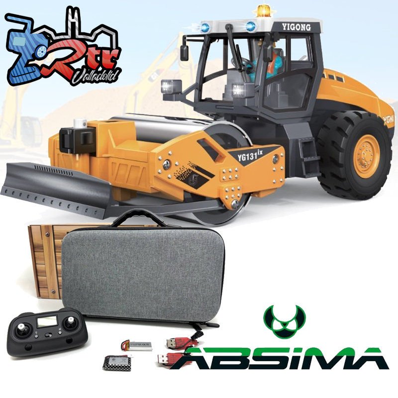 Maquina de obras Absima 1/50 RC Road Roller die-cast RTR
