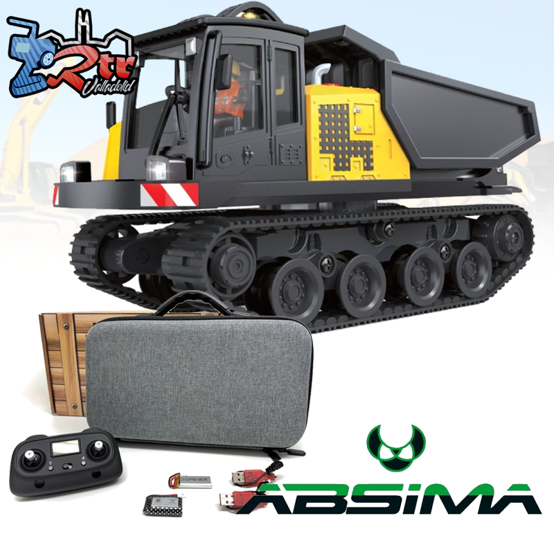 Maquina de obras Absima 1/50 RC Tracked Dump die-cast RTR