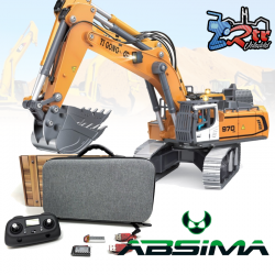 Maquina de obras Absima 1/50 RC Excavadora die-cast RTR
