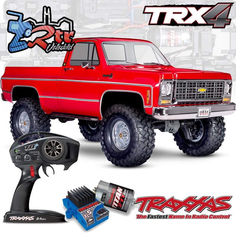 Traxxas TRX-4 4wd 1/10 Scale & Trail Crawler Chevrolet K10 Rojo