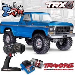 Traxxas TRX-4 4wd 1/10 Scale & Trail Crawler Ford F-150 Azul