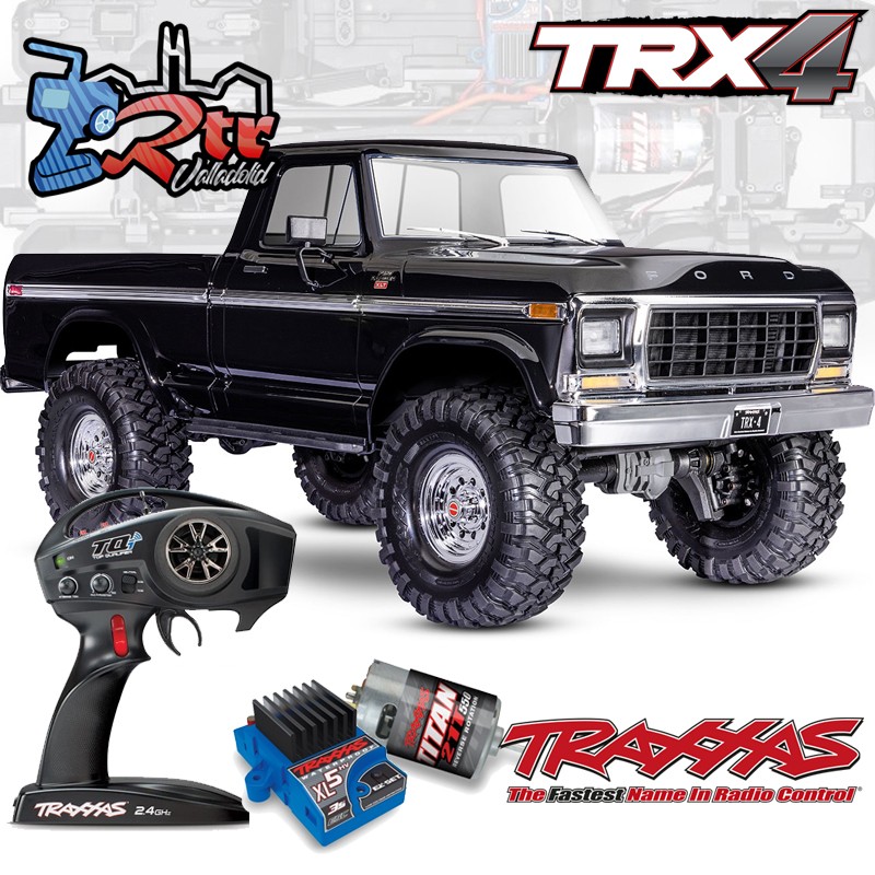 Traxxas TRX-4 4wd 1/10 Scale & Trail Crawler Ford F-150 Negro