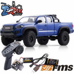 FMS Toyota Tacoma FCX24 RTR 4x4 1/24 Escobillas Azul