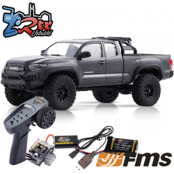 FMS Toyota Tacoma FCX24 RTR 4x4 1/24 Escobillas Gris