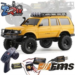 FMS Toyota LC80 FCX18 V2 Scaler RTR 4x4 1/18 Amarillo