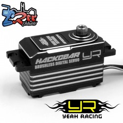 Servo Digital Brushless 14Kg 0.04Seg alta velocidad bajo perfil 1/10 aluminio Negro