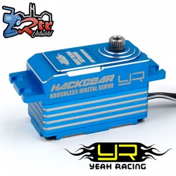 Servo Digital Brushless 14Kg 0.04Seg alta velocidad bajo perfil 1/10 aluminio Azul