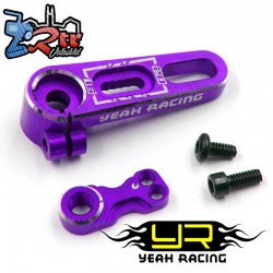 YeahRacing Servo Horn ajustable Purpura (25T dientes) 1 Unidad 15,5 mm a 20 mm