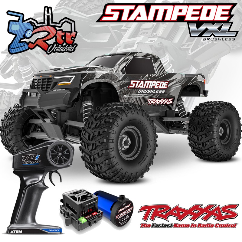 Traxxas Stampede HD 2wd Brushless VX3 Monster Truck 1/10 RTR Negro