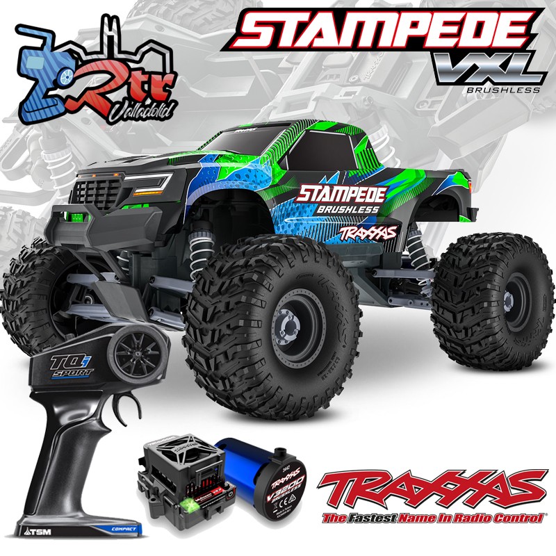 Traxxas Stampede HD 2wd Brushless VX3 Monster Truck 1/10 RTR Verde