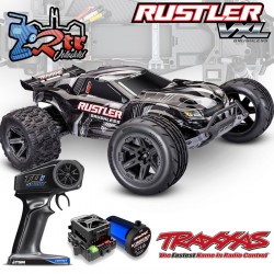 Traxxas Rustler HD 2wd Brushless VX3 Monster Truck 1/10 RTR Negro