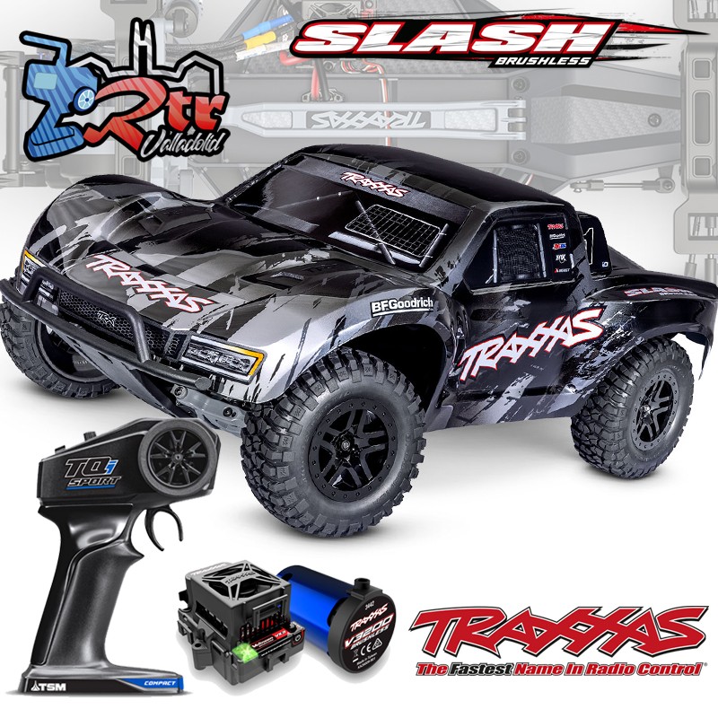 Traxxas Slash HD 2wd Brushless VX3 Monster Truck 1/10 RTR Negro