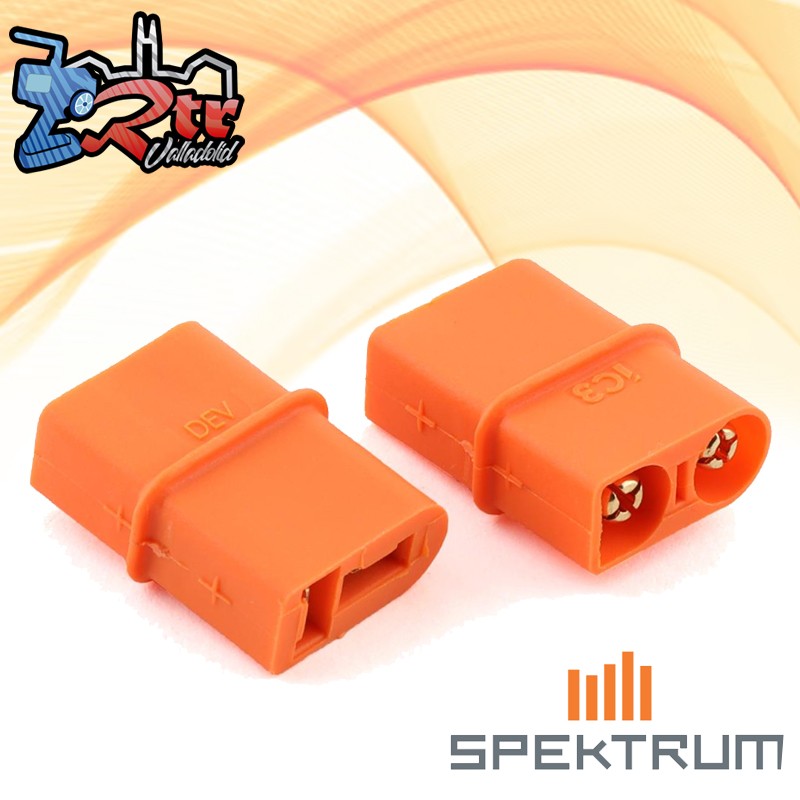 Adaptador de batería Spektrum IC3 / Deams 2 unidades SPMXCA317