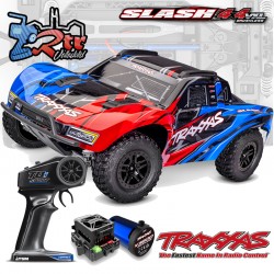 Traxxas Slash HD 4wd Brushless VX3 Short Course 1/10 RTR Rojo