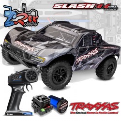 Traxxas Slash HD 4wd Brushless VX3 Short Course 1/10 RTR Negro