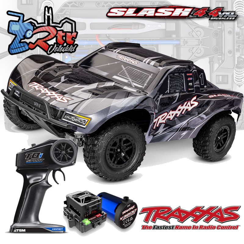 Traxxas Slash HD 4wd Brushless VX3 Short Course 1/10 RTR Negro