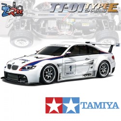 Tamiya Bmw M3 GT2 2009 TT-01E 4Wd 1/10 kit con luces