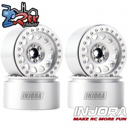 Llantas Injora 2.2 aluminio Crawler beadlock 109gr cada una (4 Unidades)