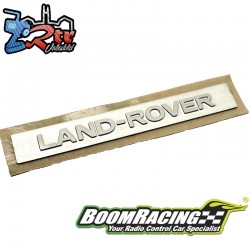 Pegatina Placa metálica Land Rover 1 unidad Plata