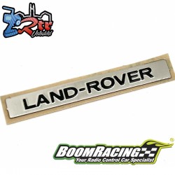 Pegatina Placa metálica Land Rover 1 unidad Negro