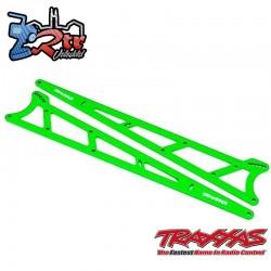 Placas laterales de aluminio Verde para barra antivuelco Traxxas TRA9462G