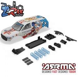 ARRMA GORGON Painted Decaled Trimmed Body Set: FREEDOM FLYER