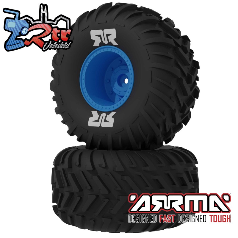 ARRMA dBoots Cut Chevron Montadas y pegadas 2 unidades Azul