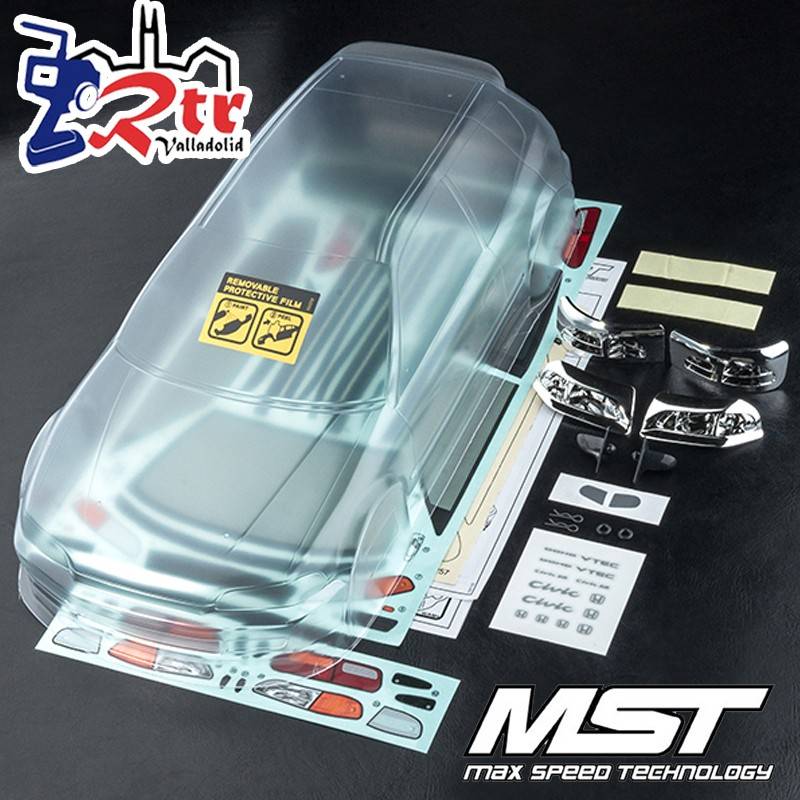 Carrocería Honda Civic EG6 185mm Transparente MST720006