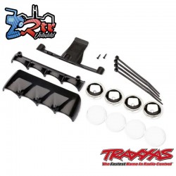 Carcasa de cápsula de luz LED negra Traxxas TRA10884-BLK