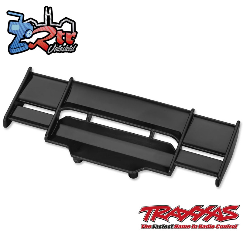 Alerón trasero negro Rustler 4x4 TRA6721-BLK