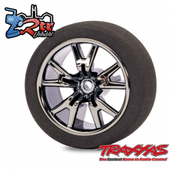 Volante, transmisor (cromado negro) Traxxas TRA2233-BLKCR