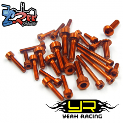 Juego de tornillos de aluminio ligeros T10PX Naranja