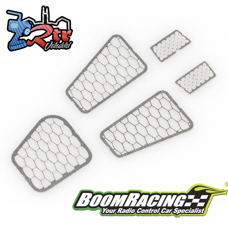 Juego de rejillas de ventilación de acero inoxidable para Land Rover Defender 90/110/130 BoomRacing